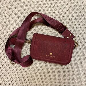 ✰ burgundy montage everyday bag ✰